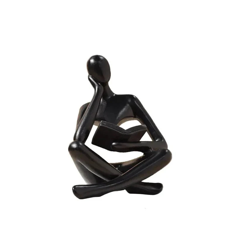 Vilead Resin Reading Statue