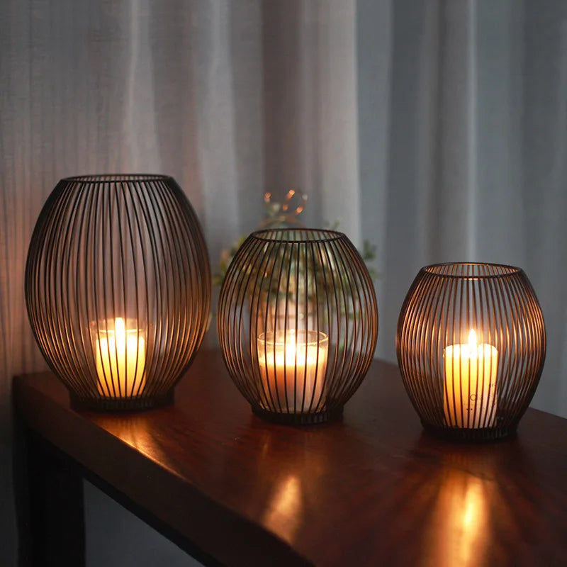 Iron Candle Holder