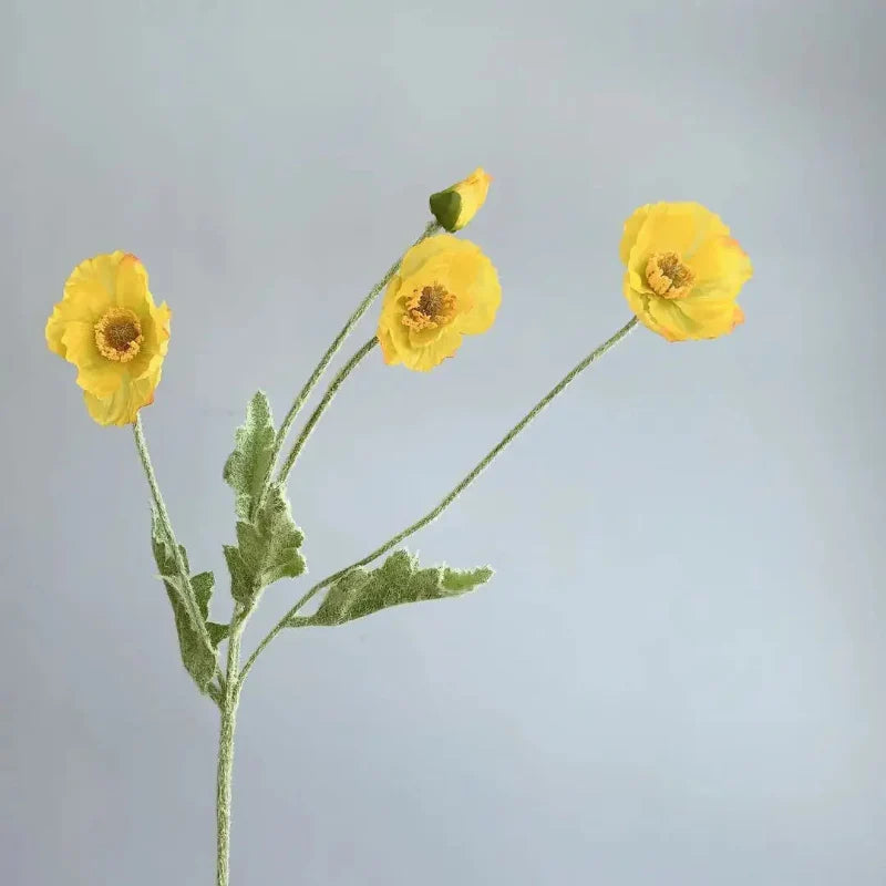 Artificial Poppy Flowers (Set of 6)
