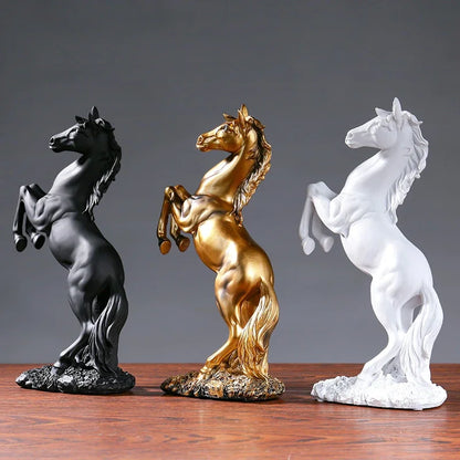 Ethereal Resin Horse Statue
