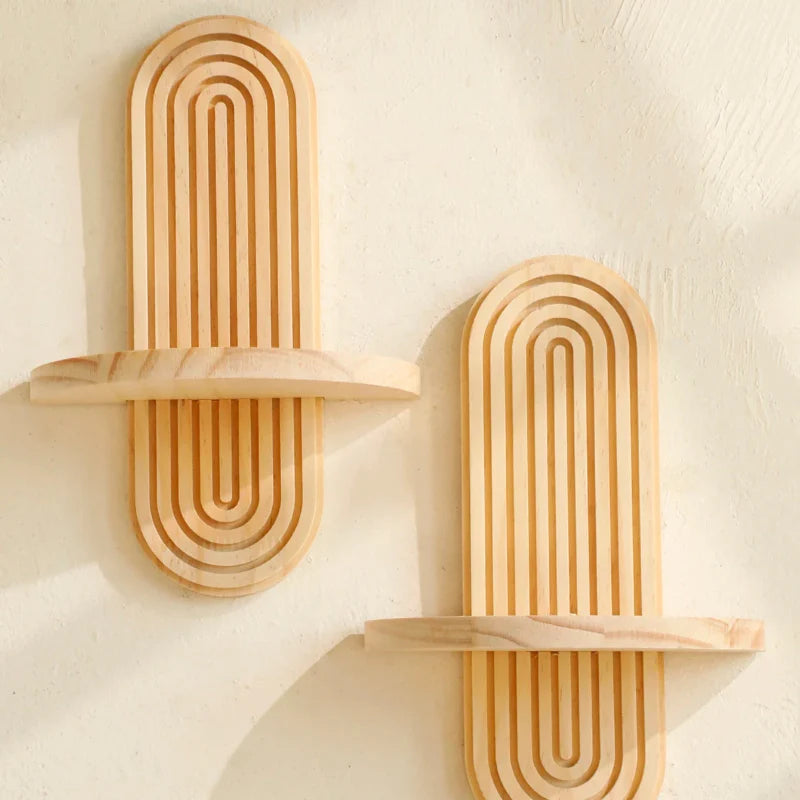 Geometric Wall Mounted Shelf