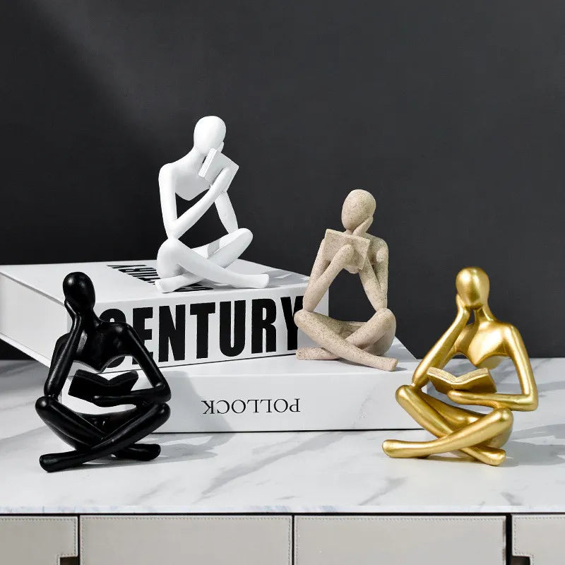 Vilead Resin Reading Statue