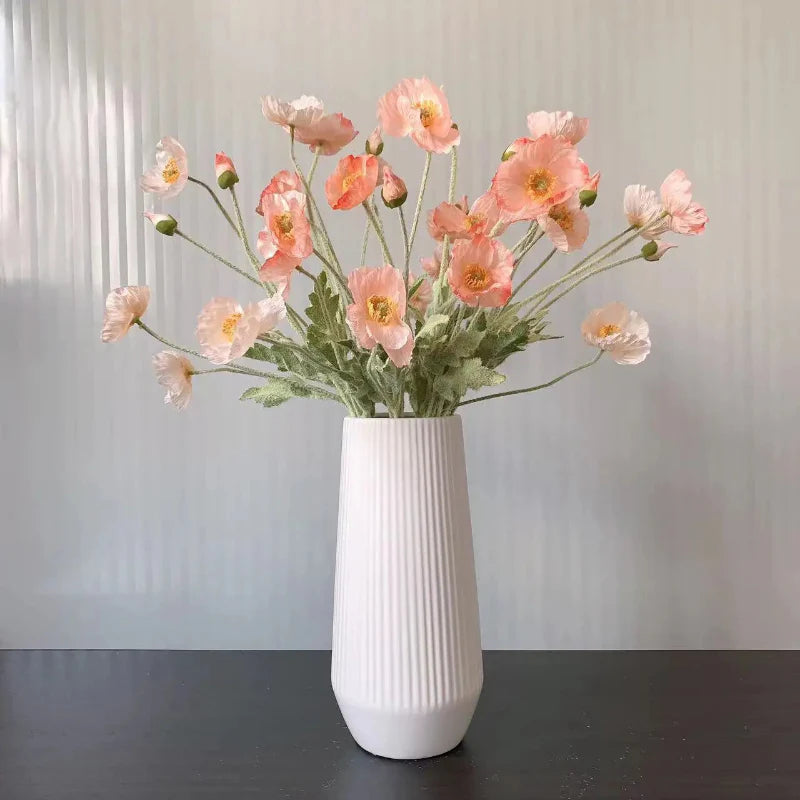 Artificial Poppy Flowers (Set of 6)