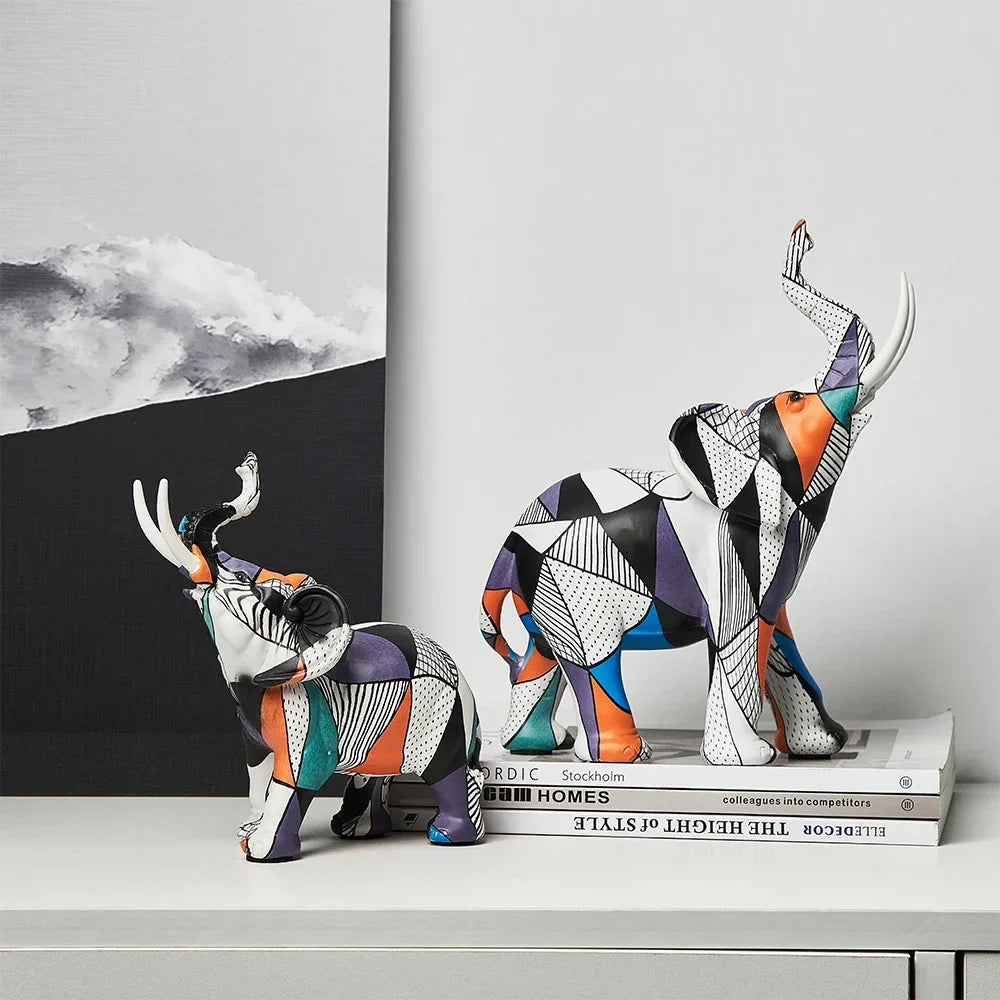 Dazzle Elephant Vivid Figurines