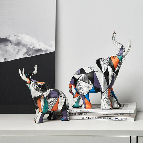 Dazzle Elephant Vivid Figurines