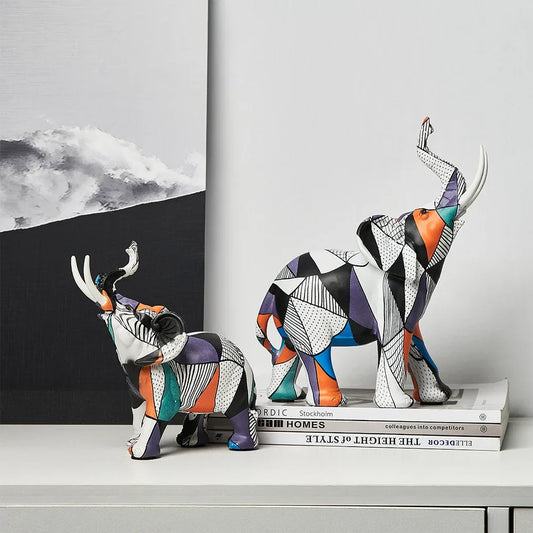 Dazzle Elephant Vivid Figurines