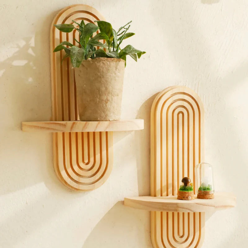 Geometric Wall Mounted Shelf