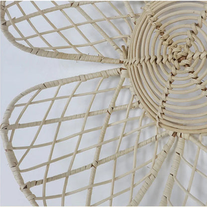Woven Rattan Wall Flowers