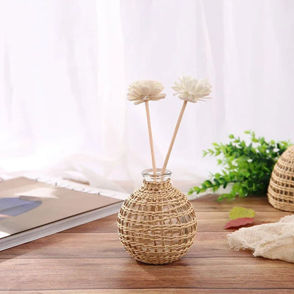 Rattan Vases