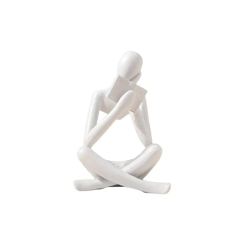 Vilead Resin Reading Statue