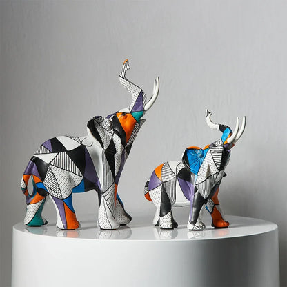 Dazzle Elephant Vivid Figurines