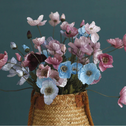 Artificial Poppy Flowers (Set of 6)