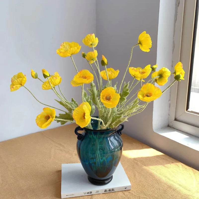 Artificial Poppy Flowers (Set of 6)