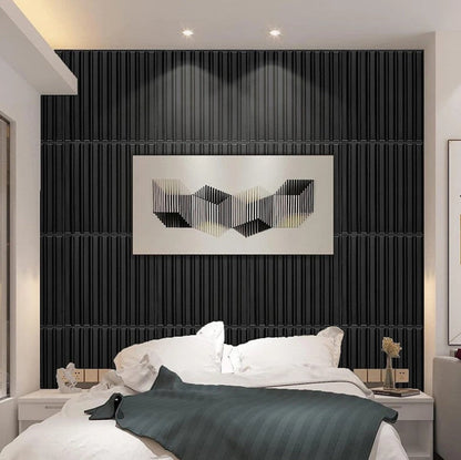 3D Slat Wall Panels 4-Piece Sets