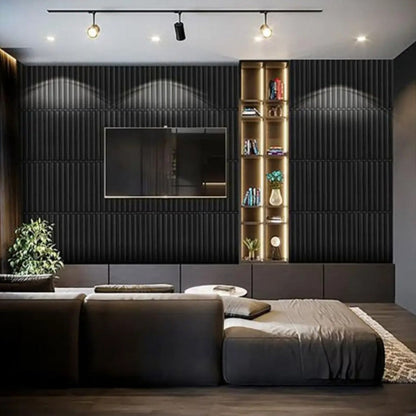 3D Slat Wall Panels 4-Piece Sets