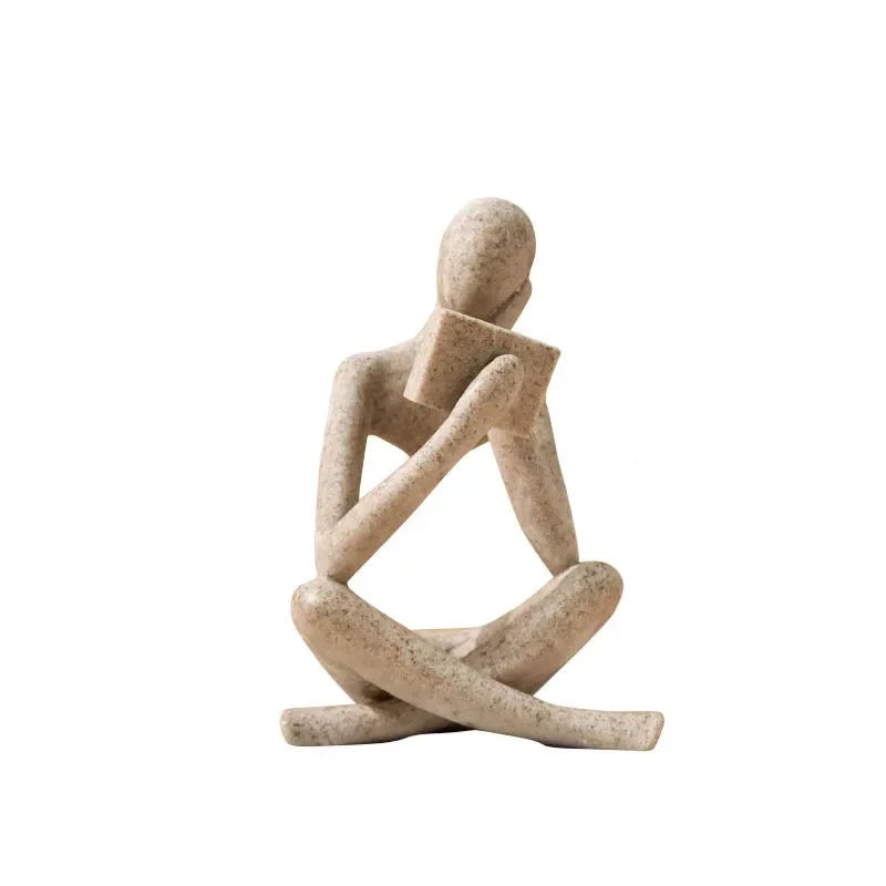 Vilead Resin Reading Statue