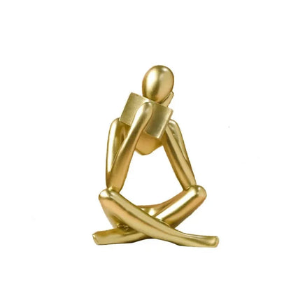 Vilead Resin Reading Statue