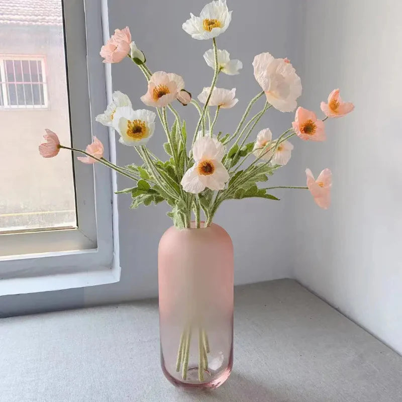 Artificial Poppy Flowers (Set of 6)