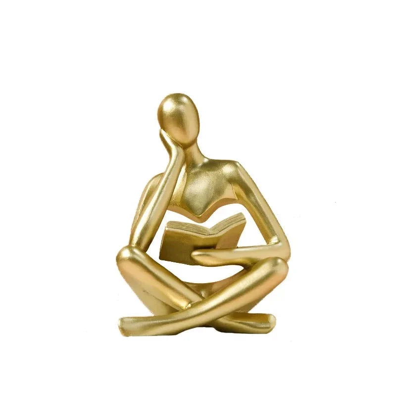 Vilead Resin Reading Statue