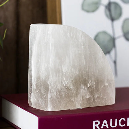 White Onyx Book Ends