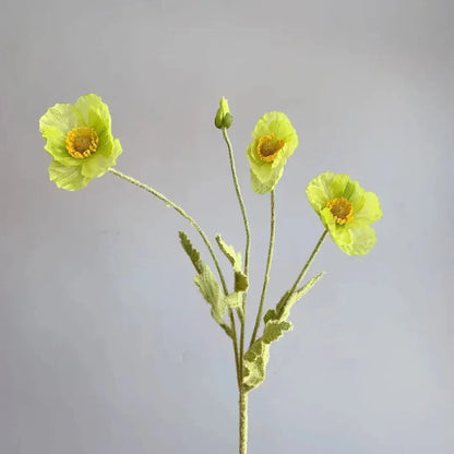 Artificial Poppy Flowers (Set of 6)