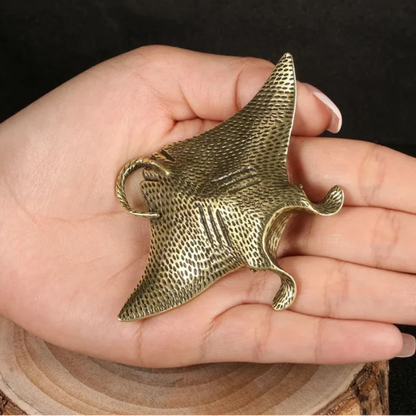 Brass Manta Ray