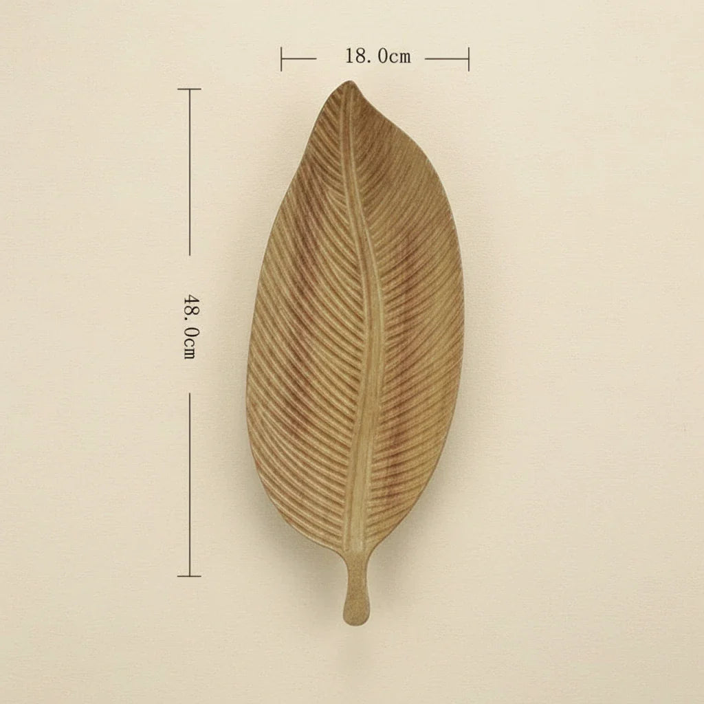 Wood Leaf Tray