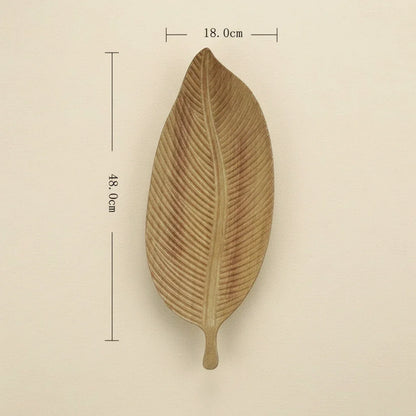 Wood Leaf Tray