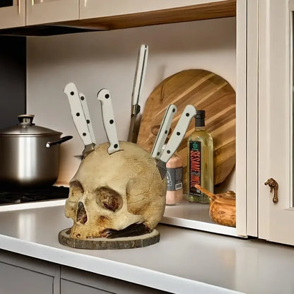 Skull Cleaver Stand