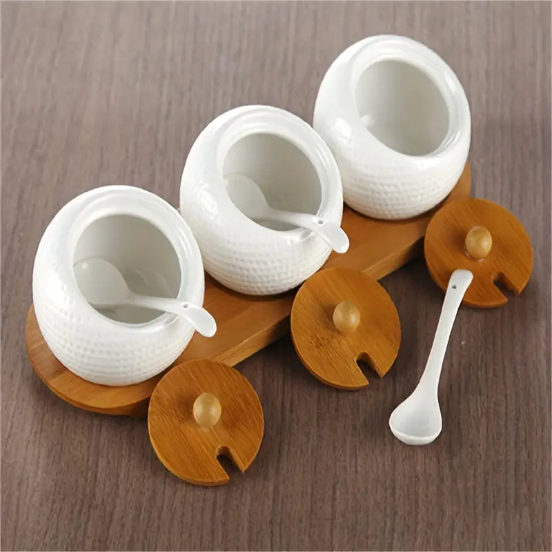 Aroma Spice Jar With Wood Lid