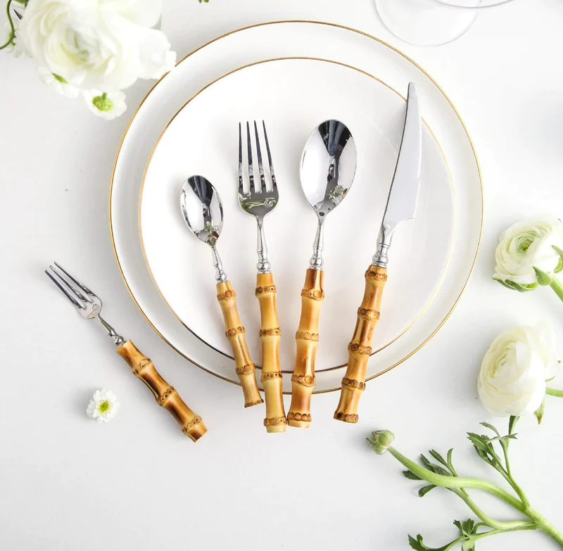 Arashiyama Stainless Bamboo Cutlery Set