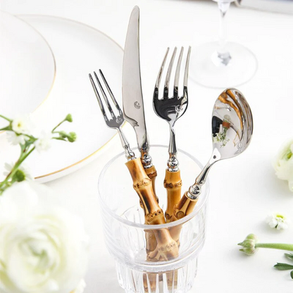 Arashiyama Stainless Bamboo Cutlery Set