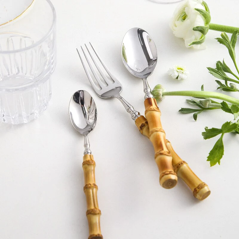 Arashiyama Stainless Bamboo Cutlery Set