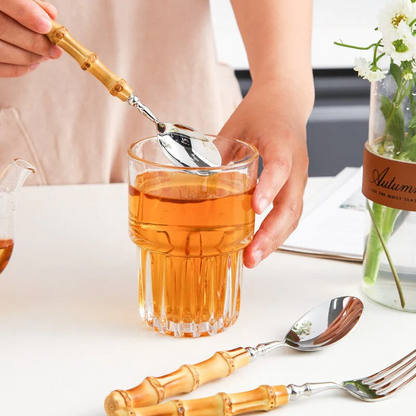 Arashiyama Stainless Bamboo Cutlery Set