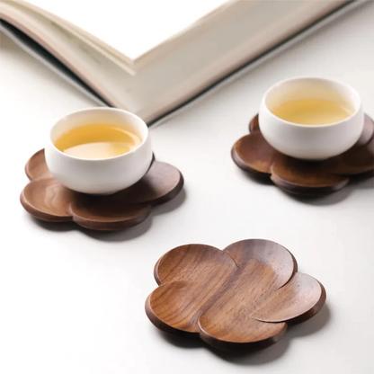 Walnut Bloom Coaster Set
