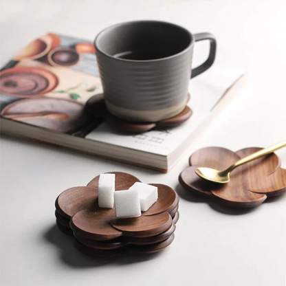 Walnut Bloom Coaster Set