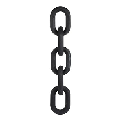 Black Wood Chain Link