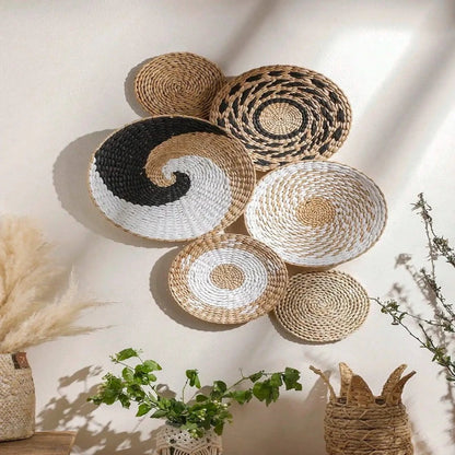 Boho Woven Wall Baskets