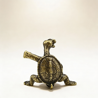 Brass Turtle Incense Holder