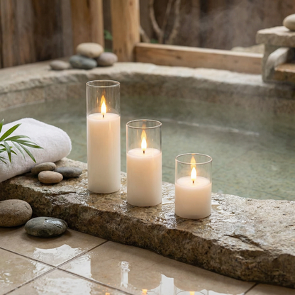 Flameless Candles (Set of 9)