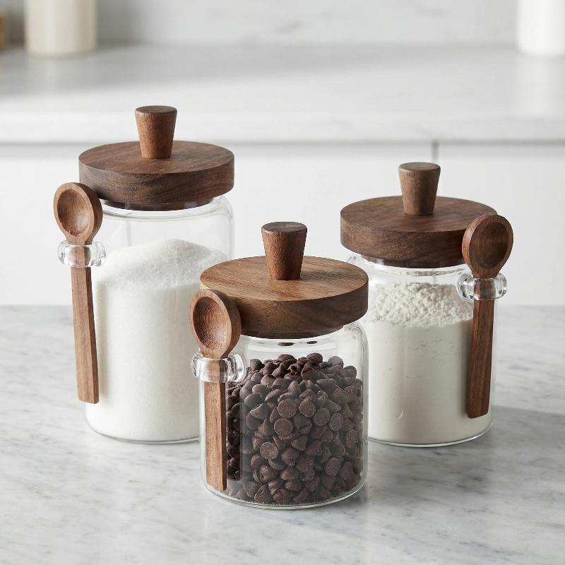 Airtight Glass Kitchen Jars