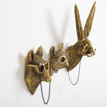 Dapper Animal Wall Decorative Figurines