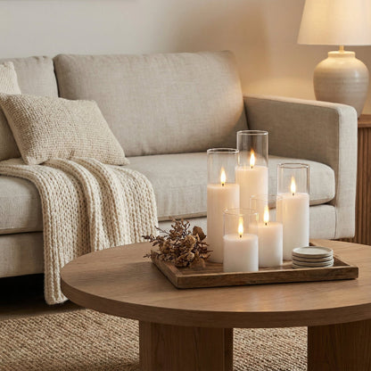 Flameless Candles (Set of 9)