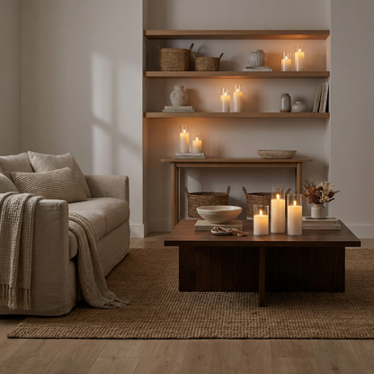 Flameless Candles (Set of 9)