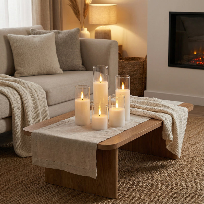 Flameless Candles (Set of 9)