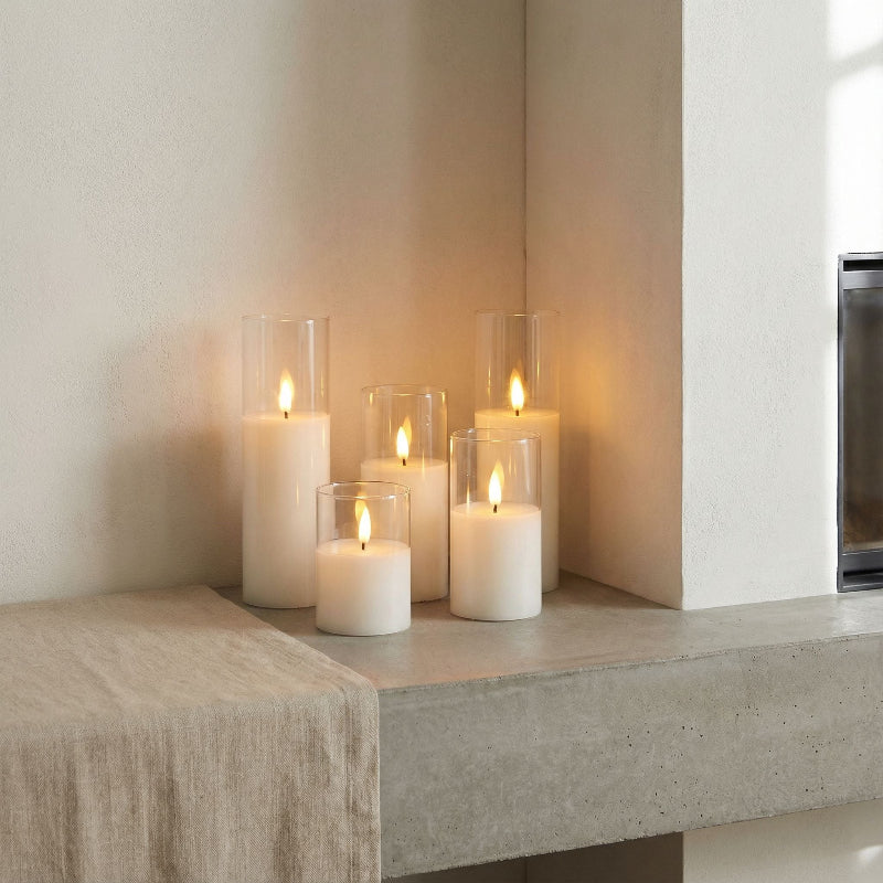 Flameless Candles (Set of 9)