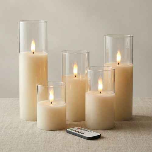 Flameless Candles (Set of 9)