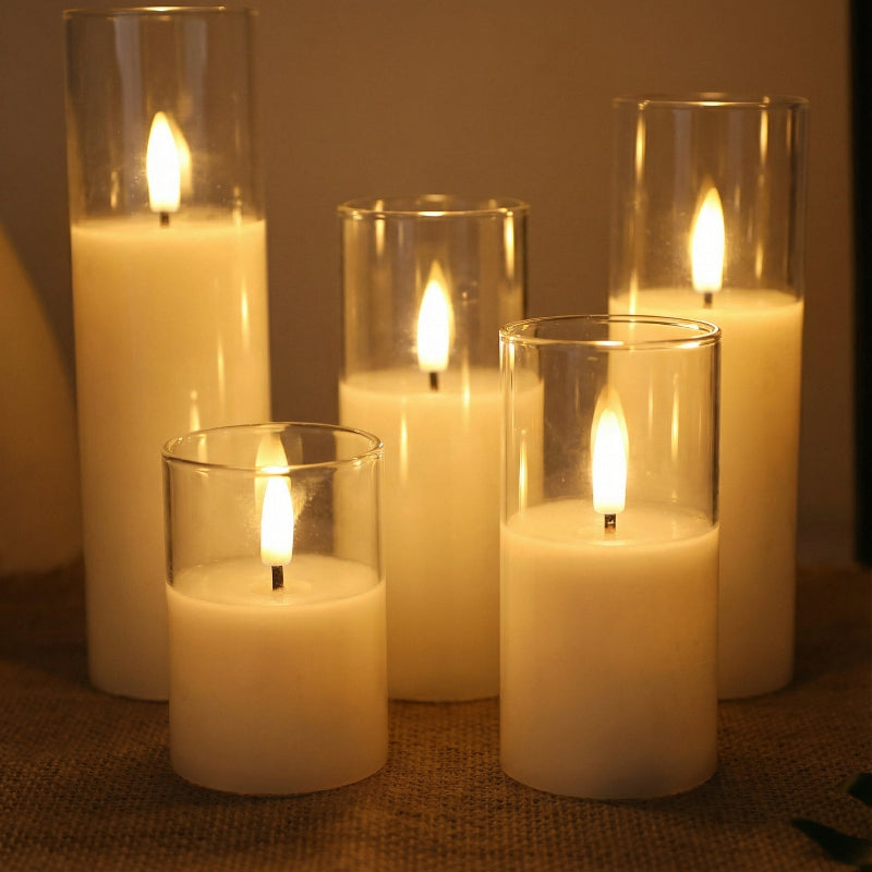 Flameless Candles (Set of 9)