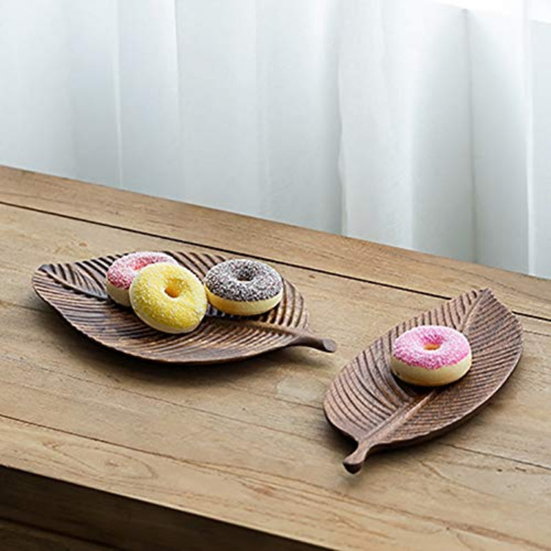 Wood Leaf Tray