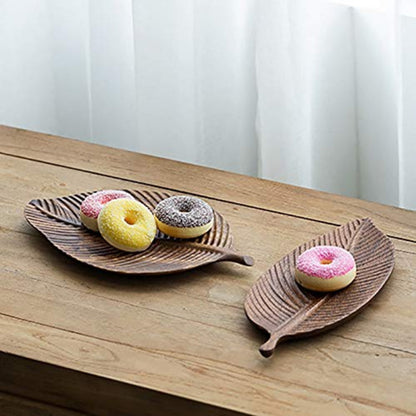 Wood Leaf Tray